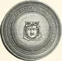 An illustration from An illustrated dictionary of words used in art and archaeology. Explaining terms frequently used in works on architecture, arms, bronzes, Christian art, colour, costume, decoration, devices, emblems, heraldry, lace, personal ornaments, pottery, painting, sculpture, &c., with their derivations (1883)