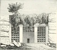 An illustration from An illustrated dictionary of words used in art and archaeology. Explaining terms frequently used in works on architecture, arms, bronzes, Christian art, colour, costume, decoration, devices, emblems, heraldry, lace, personal ornaments, pottery, painting, sculpture, &c., with their derivations (1883)
