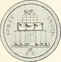 Picture 134 of 498 from An illustrated dictionary of words used in art and archaeology. Explaining terms frequently used in works on architecture, arms, bronzes, Christian art, colour, costume, decoration, devices, emblems, heraldry, lace, personal ornaments, pottery, painting, sculpture, &c., with their derivations (1883), leaf 98