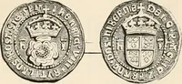 An illustration from An illustrated dictionary of words used in art and archaeology. Explaining terms frequently used in works on architecture, arms, bronzes, Christian art, colour, costume, decoration, devices, emblems, heraldry, lace, personal ornaments, pottery, painting, sculpture, &c, with their derivations (1883)