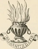 An illustration from An illustrated dictionary of words used in art and archaeology. Explaining terms frequently used in works on architecture, arms, bronzes, Christian art, colour, costume, decoration, devices, emblems, heraldry, lace, personal ornaments, pottery, painting, sculpture, &c, with their derivations (1883)