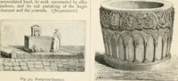 An illustration from An illustrated dictionary of words used in art and archaeology. Explaining terms frequently used in works on architecture, arms, bronzes, Christian art, colour, costume, decoration, devices, emblems, heraldry, lace, personal ornaments, pottery, painting, sculpture, &c, with their derivations (1883)