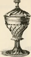 An illustration from An illustrated dictionary of words used in art and archaeology. Explaining terms frequently used in works on architecture, arms, bronzes, Christian art, colour, costume, decoration, devices, emblems, heraldry, lace, personal ornaments, pottery, painting, sculpture, &c, with their derivations (1883)