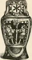 Picture 254 of 503 from An illustrated dictionary of words used in art and archaeology. Explaining terms frequently used in works on architecture, arms, bronzes, Christian art, colour, costume, decoration, devices, emblems, heraldry, lace, personal ornaments, pottery, painting, sculpture, &c, with their derivations (1883), leaf 174