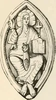 An illustration from An illustrated dictionary of words used in art and archaeology. Explaining terms frequently used in works on architecture, arms, bronzes, Christian art, colour, costume, decoration, devices, emblems, heraldry, lace, personal ornaments, pottery, painting, sculpture, &c, with their derivations (1883)