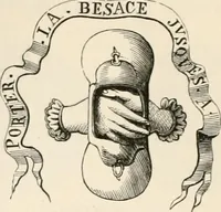 An illustration from An illustrated dictionary of words used in art and archaeology. Explaining terms frequently used in works on architecture, arms, bronzes, Christian art, colour, costume, decoration, devices, emblems, heraldry, lace, personal ornaments, pottery, painting, sculpture, &c, with their derivations (1883)