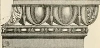 An illustration from An illustrated dictionary of words used in art and archaeology. Explaining terms frequently used in works on architecture, arms, bronzes, Christian art, colour, costume, decoration, devices, emblems, heraldry, lace, personal ornaments, pottery, painting, sculpture, &c, with their derivations (1883)