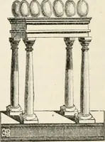 Picture 373 of 503 from An illustrated dictionary of words used in art and archaeology. Explaining terms frequently used in works on architecture, arms, bronzes, Christian art, colour, costume, decoration, devices, emblems, heraldry, lace, personal ornaments, pottery, painting, sculpture, &c, with their derivations (1883), leaf 256