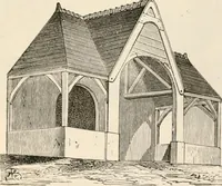 An illustration from An illustrated dictionary of words used in art and archaeology. Explaining terms frequently used in works on architecture, arms, bronzes, Christian art, colour, costume, decoration, devices, emblems, heraldry, lace, personal ornaments, pottery, painting, sculpture, &c, with their derivations (1883)