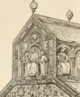 Picture 435 of 503 from An illustrated dictionary of words used in art and archaeology. Explaining terms frequently used in works on architecture, arms, bronzes, Christian art, colour, costume, decoration, devices, emblems, heraldry, lace, personal ornaments, pottery, painting, sculpture, &c, with their derivations (1883), leaf 313