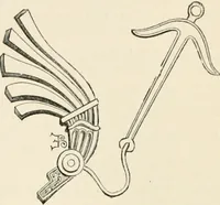 An illustration from An illustrated dictionary of words used in art and archaeology. Explaining terms frequently used in works on architecture, arms, bronzes, Christian art, colour, costume, decoration, devices, emblems, heraldry, lace, personal ornaments, pottery, painting, sculpture, &c, with their derivations (1883)