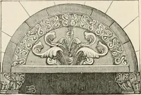 An illustration from An illustrated dictionary of words used in art and archaeology. Explaining terms frequently used in works on architecture, arms, bronzes, Christian art, colour, costume, decoration, devices, emblems, heraldry, lace, personal ornaments, pottery, painting, sculpture, &c, with their derivations (1883)