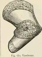 An illustration from An illustrated dictionary of words used in art and archaeology. Explaining terms frequently used in works on architecture, arms, bronzes, Christian art, colour, costume, decoration, devices, emblems, heraldry, lace, personal ornaments, pottery, painting, sculpture, &c, with their derivations (1883)