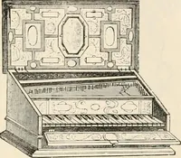 An illustration from An illustrated dictionary of words used in art and archaeology. Explaining terms frequently used in works on architecture, arms, bronzes, Christian art, colour, costume, decoration, devices, emblems, heraldry, lace, personal ornaments, pottery, painting, sculpture, &c, with their derivations (1883)