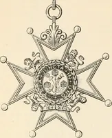 An illustration from An illustrated dictionary of words used in art and archaeology. Explaining terms frequently used in works on architecture, arms, bronzes, Christian art, colour, costume, decoration, devices, emblems, heraldry, lace, personal ornaments, pottery, painting, sculpture, &c, with their derivations (1883)
