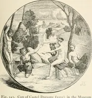 Picture 110 of 503 from An illustrated dictionary of words used in art and archaeology. Explaining terms frequently used in works on architecture, arms, bronzes, Christian art, colour, costume, decoration, devices, emblems, heraldry, lace, personal ornaments, pottery, painting, sculpture, &c, with their derivations (1883), leaf 76