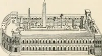 Picture 122 of 503 from An illustrated dictionary of words used in art and archaeology. Explaining terms frequently used in works on architecture, arms, bronzes, Christian art, colour, costume, decoration, devices, emblems, heraldry, lace, personal ornaments, pottery, painting, sculpture, &c, with their derivations (1883), leaf 89