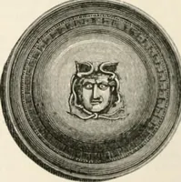 An illustration from An illustrated dictionary of words used in art and archaeology. Explaining terms frequently used in works on architecture, arms, bronzes, Christian art, colour, costume, decoration, devices, emblems, heraldry, lace, personal ornaments, pottery, painting, sculpture, &c, with their derivations (1883)