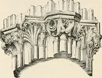 Picture 128 of 503 from An illustrated dictionary of words used in art and archaeology. Explaining terms frequently used in works on architecture, arms, bronzes, Christian art, colour, costume, decoration, devices, emblems, heraldry, lace, personal ornaments, pottery, painting, sculpture, &c, with their derivations (1883), leaf 93