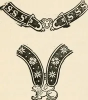 Picture 131 of 503 from An illustrated dictionary of words used in art and archaeology. Explaining terms frequently used in works on architecture, arms, bronzes, Christian art, colour, costume, decoration, devices, emblems, heraldry, lace, personal ornaments, pottery, painting, sculpture, &c, with their derivations (1883), leaf 99