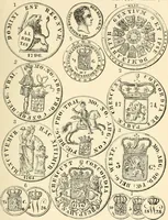 An illustration from Illustrated encyclopaedia of gold and silver coins of the world; illustrating the modern, ancient, current and curious, from A.D. 1885 back to B.C. 700 (1886)