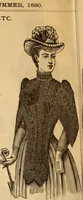 Picture 7 of 186 from Illustrated fashion catalogue : summer, 1890 (1890), leaf 9
