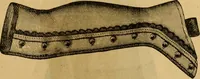 An illustration from Illustrated instructions for setting up and running the Bickford family knitting machine, also for making the different articles thereon .. (1871)