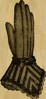 An illustration from Illustrated instructions for setting up and running the Bickford family knitting machine, also for making the different articles thereon .. (1871)