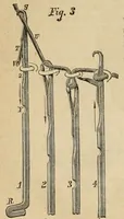 An illustration from Illustrated instruction book for the Bickford family knitting machine (1875)