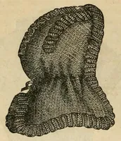 An illustration from Illustrated instruction book for the Bickford family knitting machine (1875)
