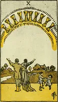 Picture 42 of 80 from The illustrated key to the tarot, the veil of divination, illustrating the greater and lesser arcana, embracing: The veil and its symbols. Secret tradition under the veil of divination. Art of tarot divination. Outer method of the oracles. The tarot in history. Inner symbolism. The greater keys (1918), leaf 111