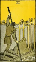 Picture 60 of 80 from The illustrated key to the tarot, the veil of divination, illustrating the greater and lesser arcana, embracing: The veil and its symbols. Secret tradition under the veil of divination. Art of tarot divination. Outer method of the oracles. The tarot in history. Inner symbolism. The greater keys (1918), leaf 129
