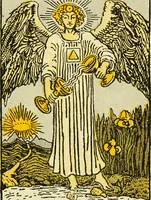Picture 15 of 80 from The illustrated key to the tarot, the veil of divination, illustrating the greater and lesser arcana, embracing: The veil and its symbols. Secret tradition under the veil of divination. Art of tarot divination. Outer method of the oracles. The tarot in history. Inner symbolism. The greater keys (1918), leaf 70