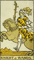 Picture 26 of 80 from The illustrated key to the tarot, the veil of divination, illustrating the greater and lesser arcana, embracing: The veil and its symbols. Secret tradition under the veil of divination. Art of tarot divination. Outer method of the oracles. The tarot in history. Inner symbolism. The greater keys (1918), leaf 95