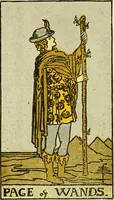 Picture 27 of 80 from The illustrated key to the tarot, the veil of divination, illustrating the greater and lesser arcana, embracing: The veil and its symbols. Secret tradition under the veil of divination. Art of tarot divination. Outer method of the oracles. The tarot in history. Inner symbolism. The greater keys (1918), leaf 96