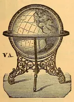 An illustration from An illustrated manual for the use of the terrestrial and celestial globes (1878)