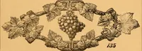An illustration from Illustrated price list of patented artificial wood ornaments for furniture manufacturers, architects, builders, interior decorators, stair builders, car builders, organ manufacturers, steamboat builders, etc, etc. (1879)