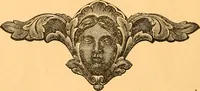 An illustration from Illustrated price list of patented artificial wood ornaments for furniture manufacturers, architects, builders, interior decorators, stair builders, car builders, organ manufacturers, steamboat builders, etc, etc. (1879)