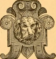 An illustration from Illustrated price list of patented artificial wood ornaments for furniture manufacturers, architects, builders, interior decorators, stair builders, car builders, organ manufacturers, steamboat builders, etc, etc. (1879)
