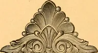 An illustration from Illustrated price list of patented artificial wood ornaments for furniture manufacturers, architects, builders, interior decorators, stair builders, car builders, organ manufacturers, steamboat builders, etc, etc. (1879)