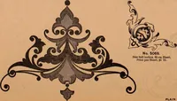 Picture 84 of 159 from Illustrated sample book & price list of Palm's patent transfer letters, ornaments & trade designs for signs, wagons, cars, machines, etc. (1901), leaf 33