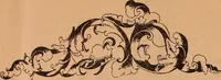 An illustration from Illustrated sample book & price list of Palm's patent transfer letters, ornaments & trade designs for signs, wagons, cars, machines, etc. (1901)