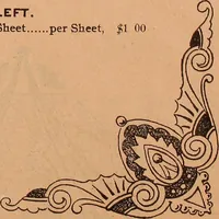 An illustration from Illustrated sample book & price list of Palm's patent transfer letters, ornaments & trade designs for signs, wagons, cars, machines, etc. (1901)