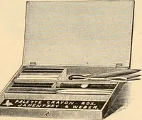 An illustration from Illustrated trade price list of artists' materials. (1886)