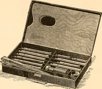 An illustration from Illustrated trade price list of artists' materials. (1886)