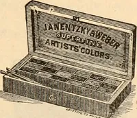 An illustration from Illustrated trade price list of artists' materials. (1886)