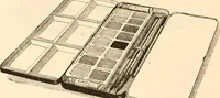 An illustration from Illustrated trade price list of artists' materials. (1886)
