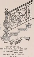 An illustration from Illustrating light iron pressed rosettes, cups, husks, leaves, roses and various ornaments used on lamps and lighting fixtures ... (1922)