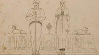 Picture 3 of 45 from An illustration of the Egyptian, Grecian, and Roman costume; in forty outlines, with descriptions, selected, drawn & engraved (1810), leaf 22