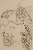 An illustration from An illustration of the Egyptian, Grecian, and Roman costume; in forty outlines, with descriptions, selected, drawn & engraved (1810)